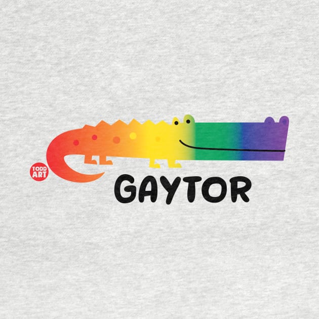 gaytor gator by toddgoldmanart